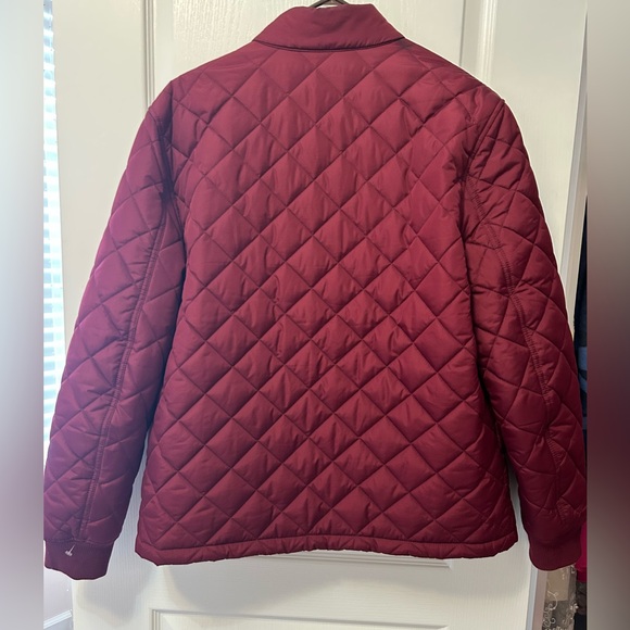 Banana Republic Women's Quilted Puffer Jacket - Red - Picture 4 of 8